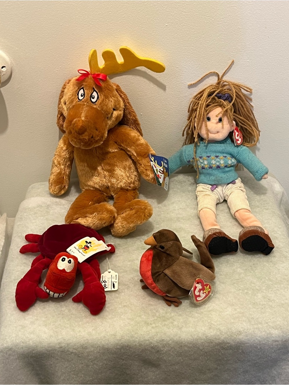 Cool Cassidy Beanie bopper, I am Max, Sebastian, beanie baby. Lot Of 4!